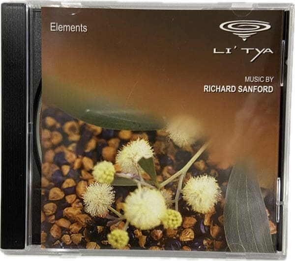 A cd cover with some flowers in it